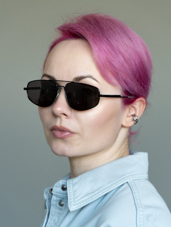 Bottega Veneta Women Sunglasses Black Grey Pilot BV1125S 001 BRAND NEW main image 12